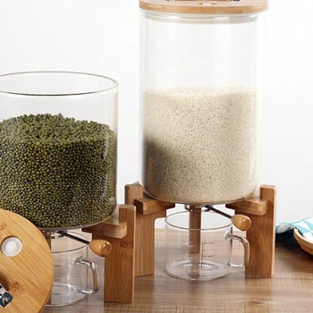 높은 붕규산염 유리 계량 쌀 배럴 곡물 저장 상자, 쌀 실린더, 대형 방습, 곤충 방지 곡물 저장 b 