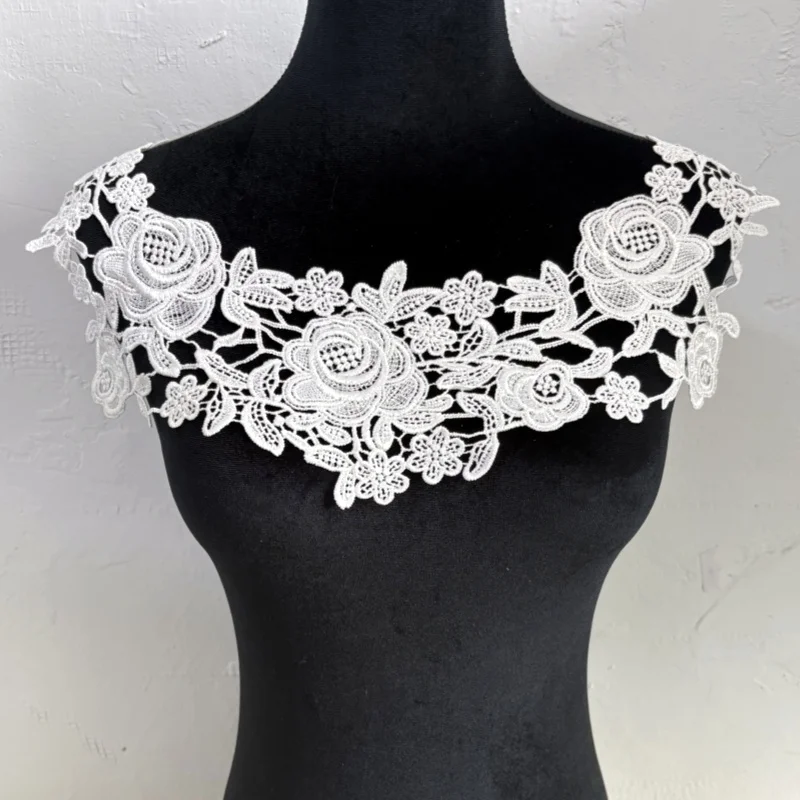 A DIY Project of a Delicate Embroidered Clothing Accessory