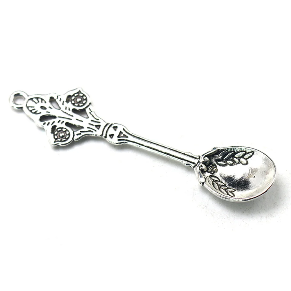

20 pcs Alloy Spoon Pendants Charm for DIY Necklace Bracelet Earrings Jewelry Making Crafts Gifts Accessories Decorations