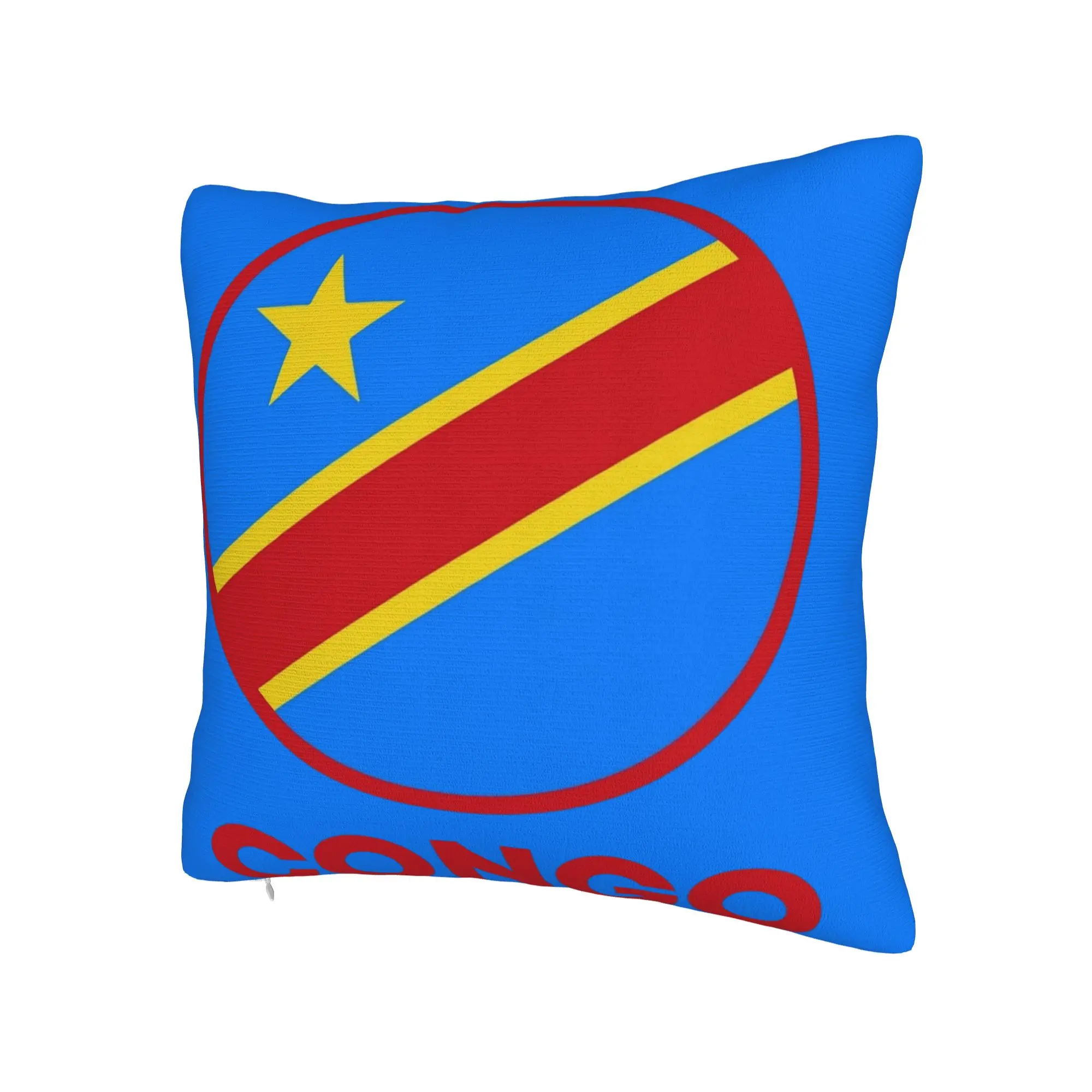 Republic Of Congo Congolese Flag Pillow Covers Accessories Printing Cushion Cover Gift  Throw Pillow Case Cover Home Multi-Size