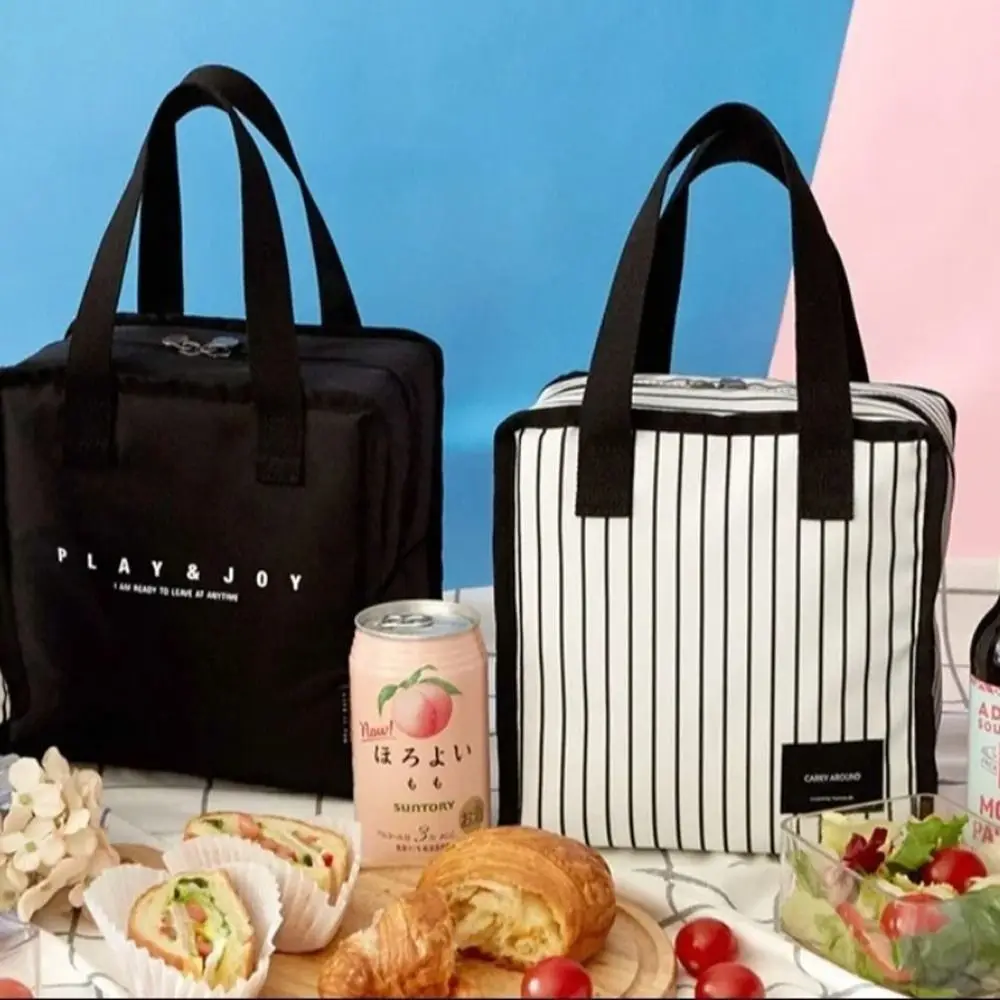 

Outdoor Storage Thermal Insulated Picnic Bags Handbag Keep Fresh Portable Insulated Lunch Bag Waterproof Cooler Home