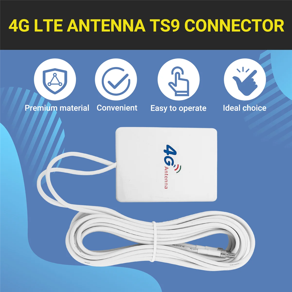 내구성이 뛰어난 4G LTE 안테나 TS9 커넥터 4G LTE 안테나 외부 WiFi 안테나