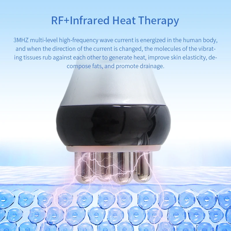 40K 4IN1 التجويف آلة تخسيس الجسم جهاز الجمال مدلك الوجه شد الجلد شد الوجه شفط فراغ #3