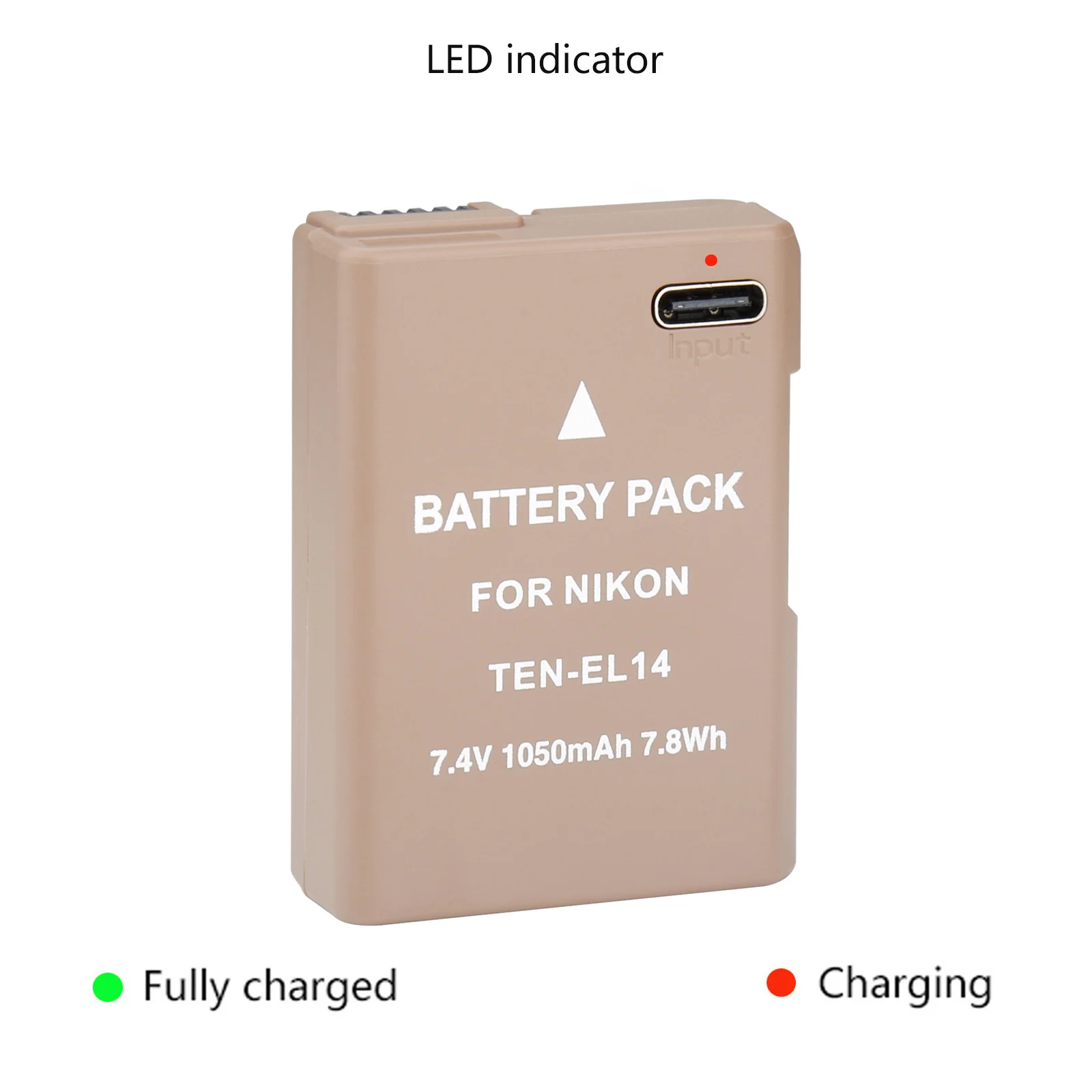 EN-EL14a EN-EL14 شحن البطارية ، 1050mAh ، نيكون D5600 ، D3200 ، D5200 ، D5300 ، DF Coolpix P7000 P7100 P7700 P7800 كاميرات