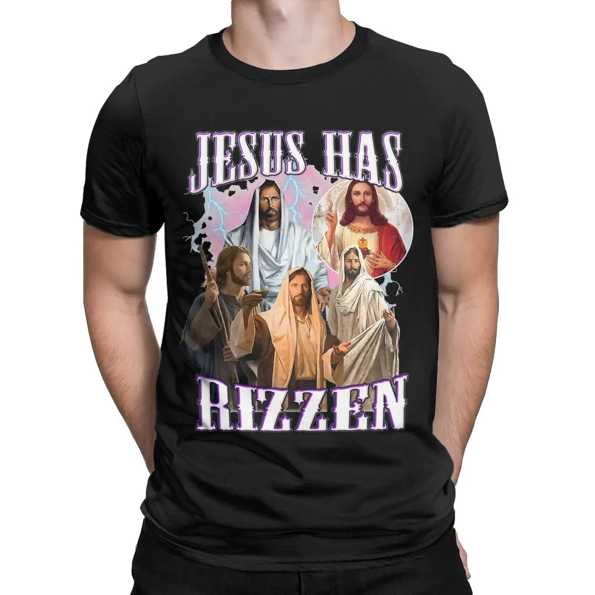 Fashion Jesus Has Rizzen Christian T-Shirts Men Women 100% Cotton Catholic Jesus Christ Tee Shirt Adult Clothes