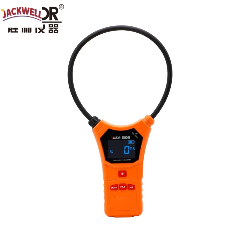 Victor 690A 10000A leakage current test clamp wholesale China  flexible ac clamp meter digital 0.1A resolution