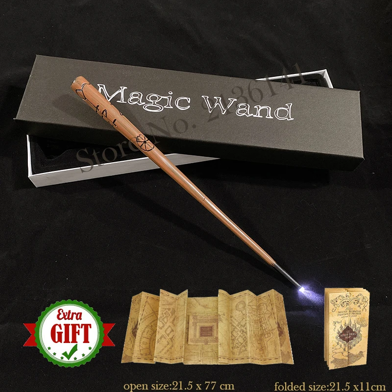 22 Kinds of Light Magicial Sticks with Gift Box Packing 1 Map Gift