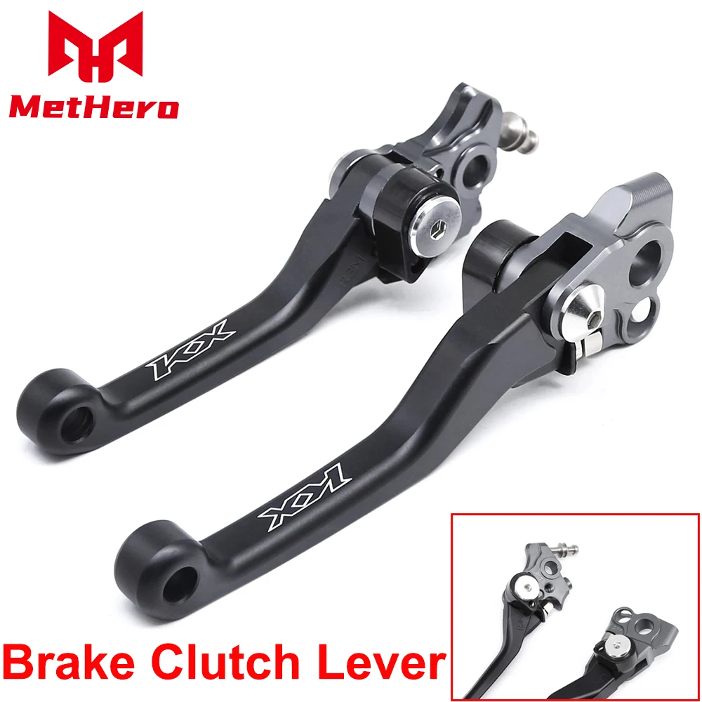 

Motocross Dirt Bike Pivot Brake Clutch Lever Fit For Kawasaki KX250 KX450 KX250X KX450X KXF450 KX450F 2019 2020 2021 2022 2023
