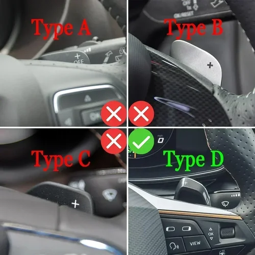 Imagen 2 del producto Para Cupra Ateca Formentor Leon 2021 2022 2023 paletas de cambio de volante de coche paletas de engranaje DSG extensión estilo accesorios de coche