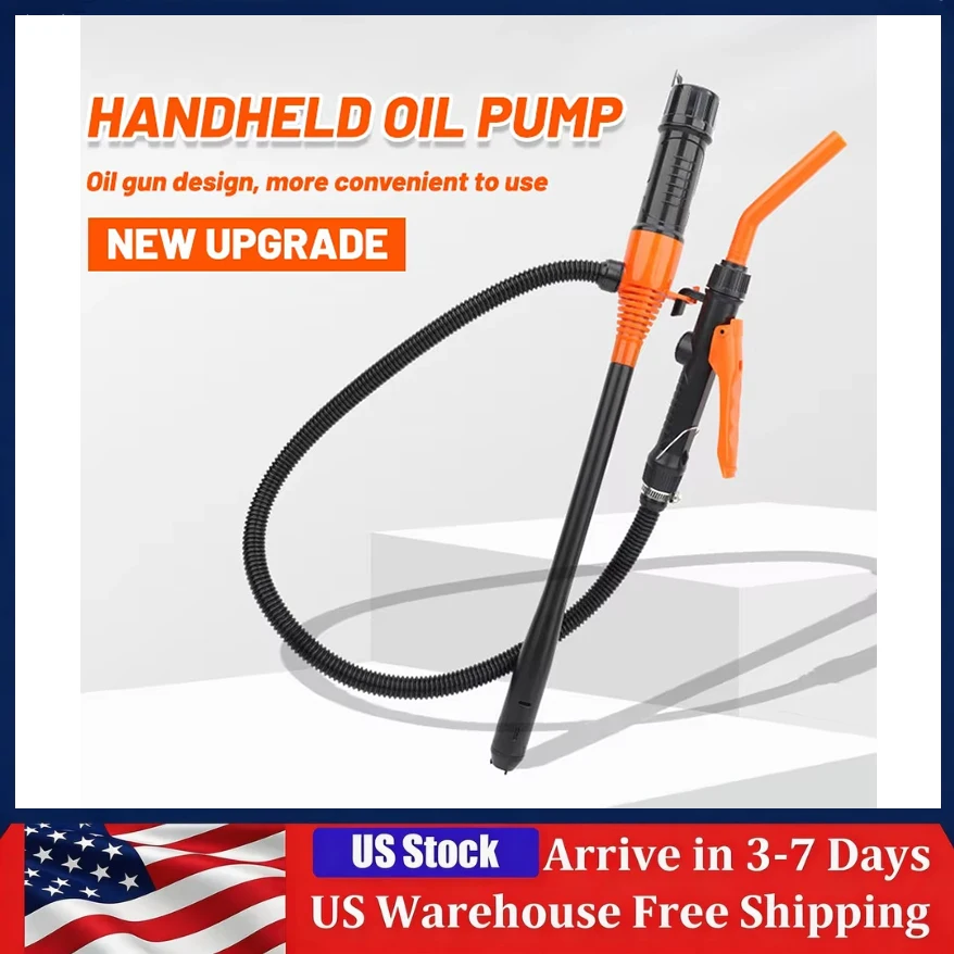 

Portable Siphon Liquid Transfer Pump Handheld Oil Pump With Flow Control Nozzle Fuel Transfer Pump Water Gas Tools For Car Truck