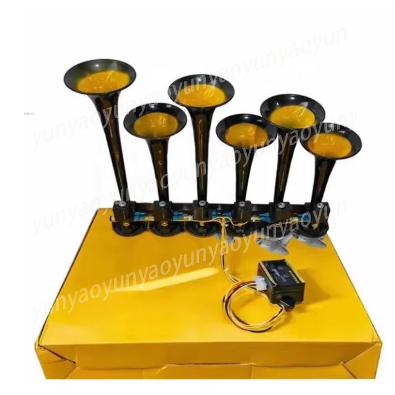 

For 24 Volt Car/Truck Music Horn, Metal Tube Gas Horn - Loud Sound, Anti-Rust, Easy Installation