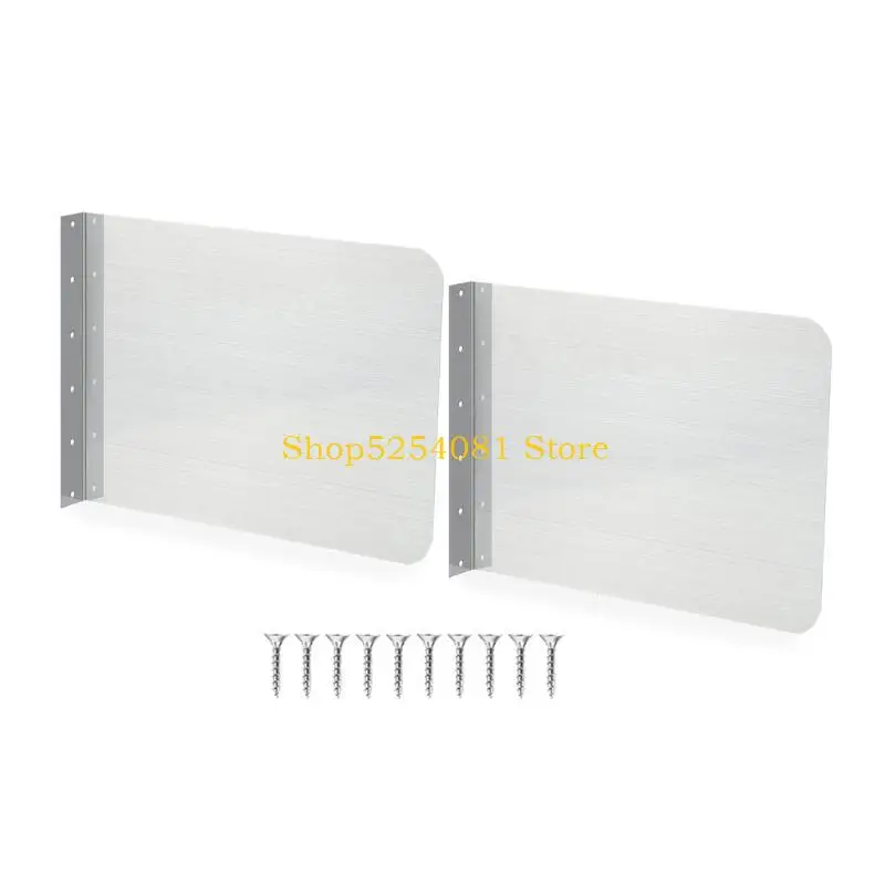 

AXYC 2 шт. Брызговик для кухонной раковины, металлический брызговик, нержавеющая боковая защита от брызг, защита для раковины