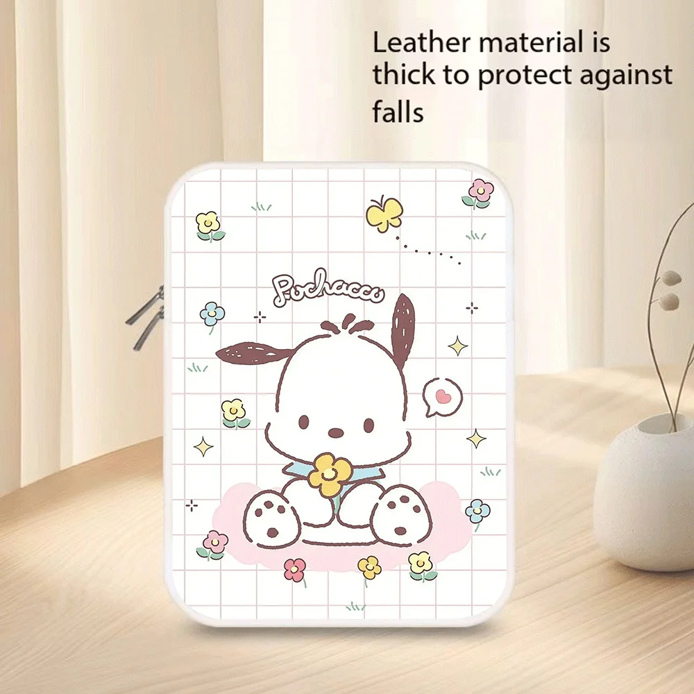 

Мультяшная сумка для хранения Hello Kitty Pachacco Kuromi, 10, 11, 12, 13, 14, 15 дюймов, сумка для планшета из искусственной кожи, сумка-чехол для ноутбука Macbook, праздничный подарок