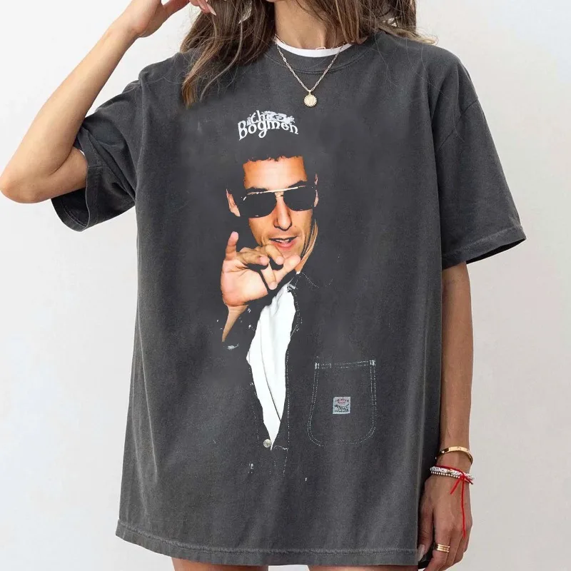 Fun Adam Sandler T-shirt, Retro Movie Actor Shirt Women's T-shirt New Men's and Women's Retro T-shirt