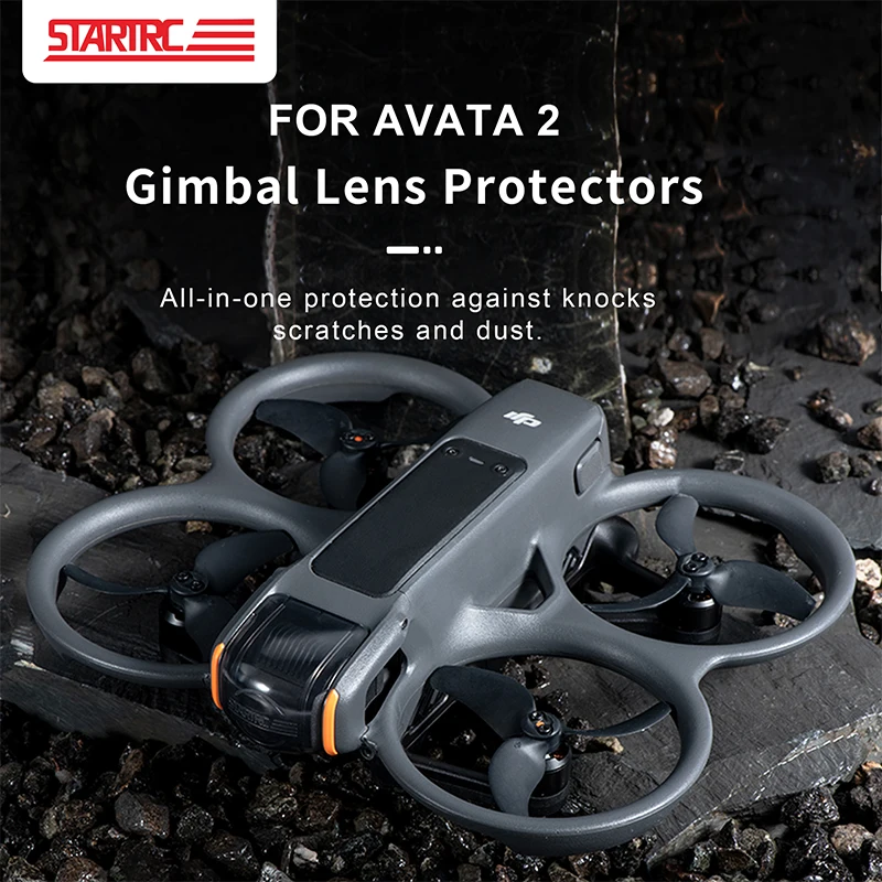 

Защитная крышка STARTRC для объектива DJI Avata 2 Drone Gimbal Camera, Пыленепроницаемая защитная крышка, защитные аксессуары