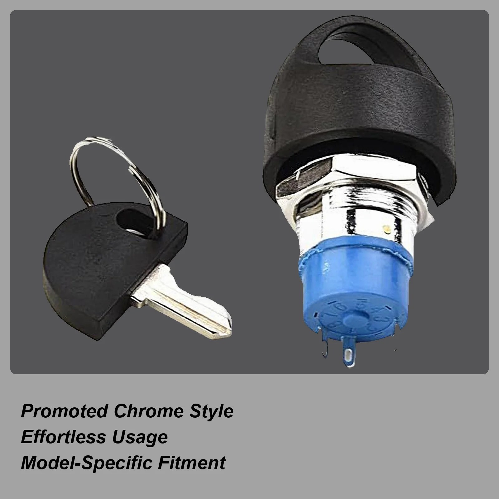 

Выключатели зажигания мотоцикла с 2-мя ключами, безопасный замок из цинкового сплава, запасной замок для скутера, запуск, запчасти для мобильных скутеров