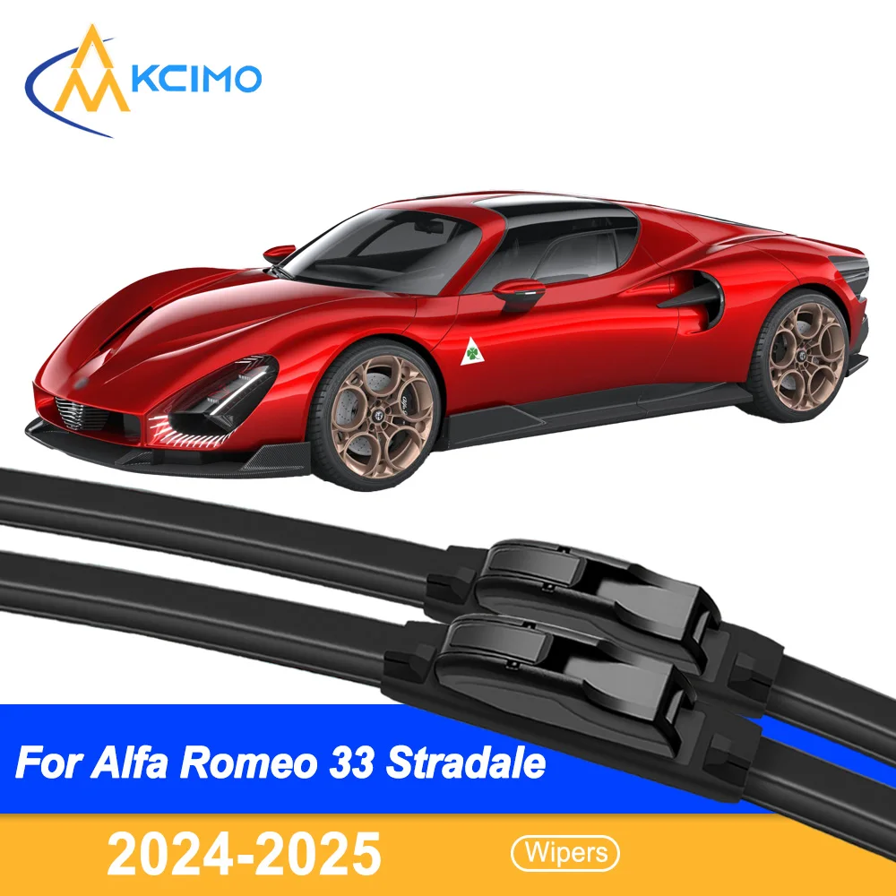 

For Alfa Romeo 33 Stradale front wiper blades 2024-2025 car wiper windshield accessories 2 pieces