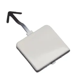 For Peugeot 308 2016-2019 2011-2015 Front Rear Bumper Rear Trailer Hitch Tow Hook Cover Flap with Paint White Gray Brown