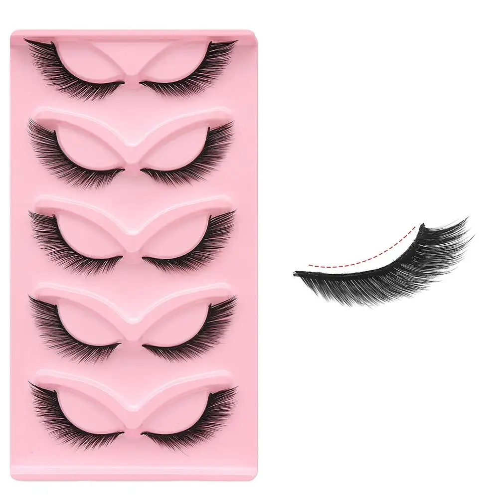 Cat Eye Clusters Wimpers Manga Vos Natuurlijke Valse Wimpers C Krul DIY Lash Extensions Piekerige Individuele Wimpers Vrouwen Schoonheid