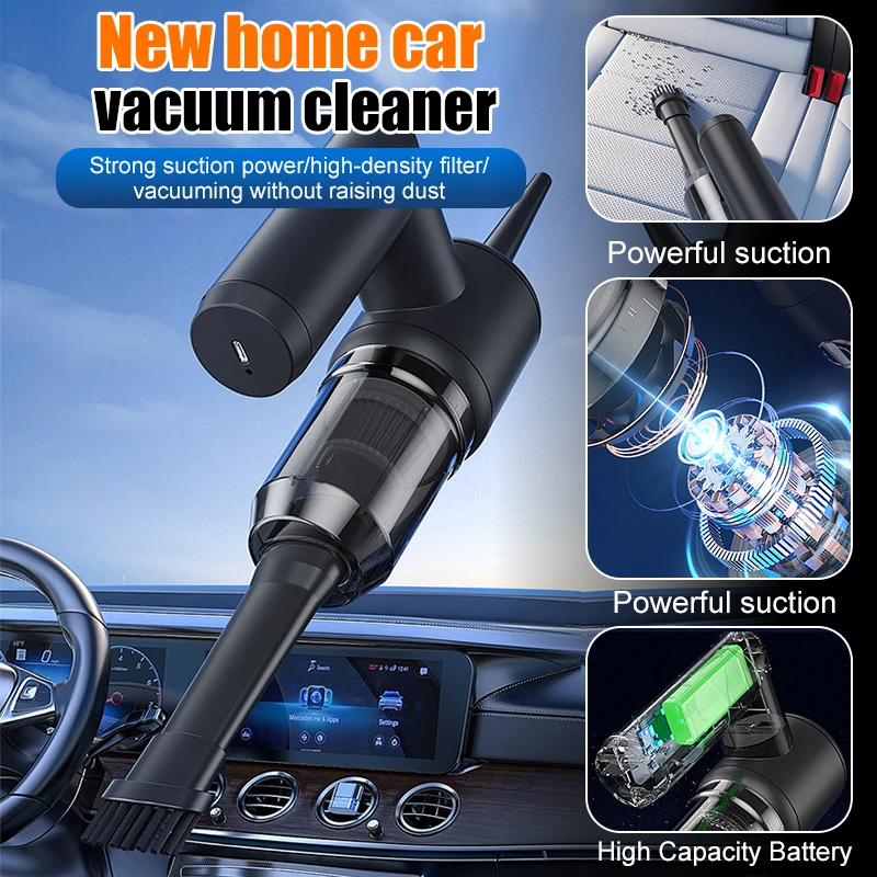 

Car 4-in-1 Vacuum Cleaner Cordless Quick Charge Big Suction Blower Household Vacuum Cleaner