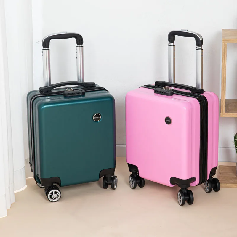 

Женский небольшой интернат, детский чемодан, 16-дюймовый дорожный чемодан, студенческий мужской чемодан с паролем, простой и модный