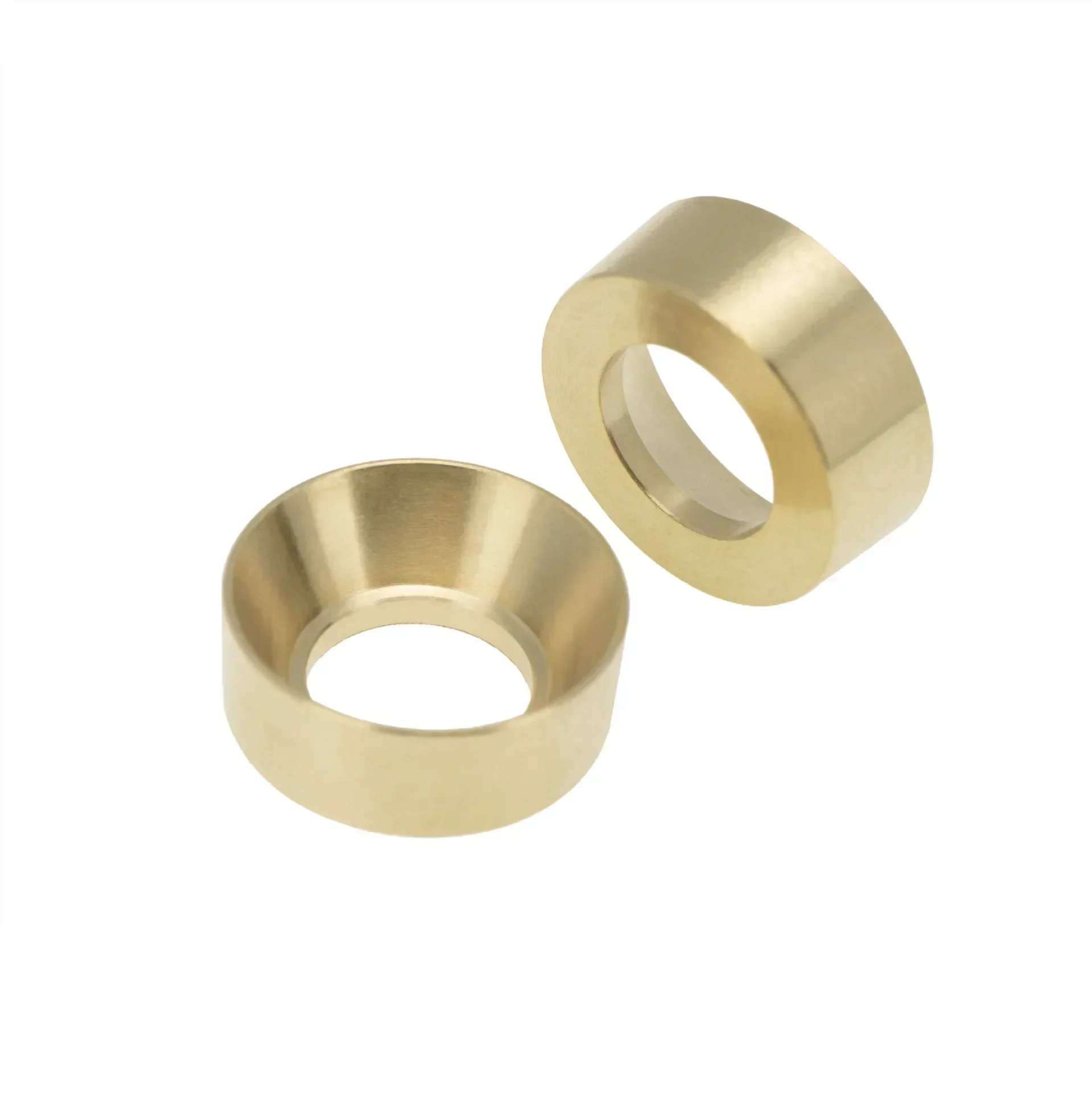 ชุดข้อต่อทองเหลืองหนา 6 มม. สำหรับล้อถ่วงน้ำหนักโลหะของรถบังคับวิทยุ Axial SCX24 90081 ขนาด 1/24