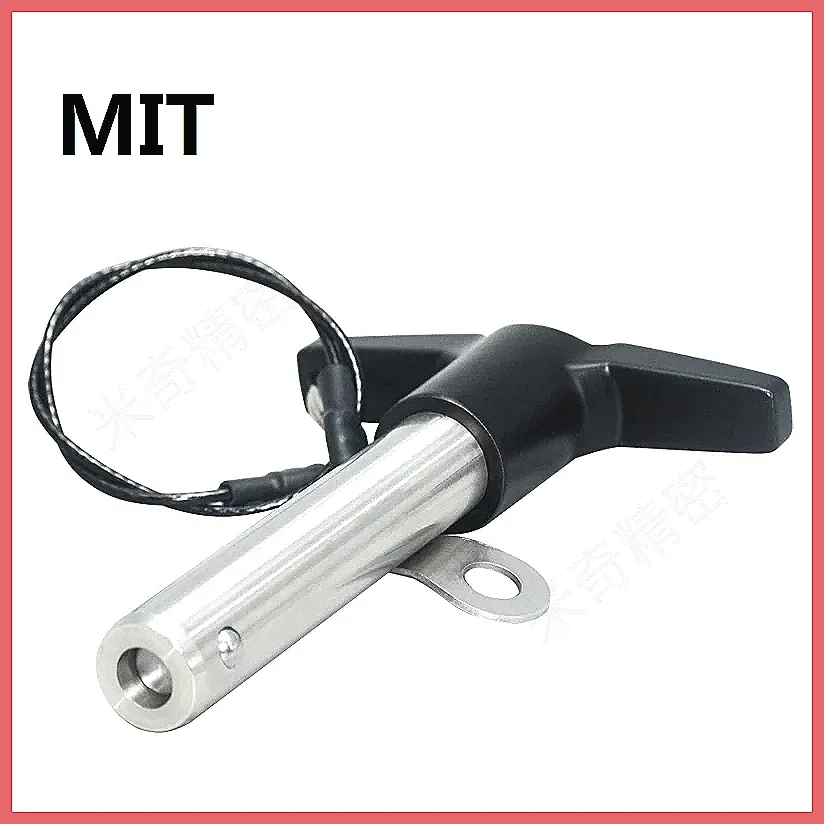 T-Handle Aluminum Grip Quick Release Ball Lock Pins MT193A Safety Locating Pins with Ring 5/6, Fastening Button Pins for Fixt