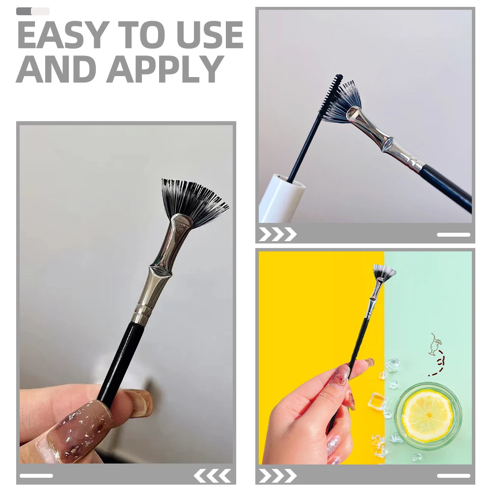 

Lash Brush for Eyelash Extensions Fan Design Mascara Applicator Tool Resistant to Breakage Ideal Gift for Makeup