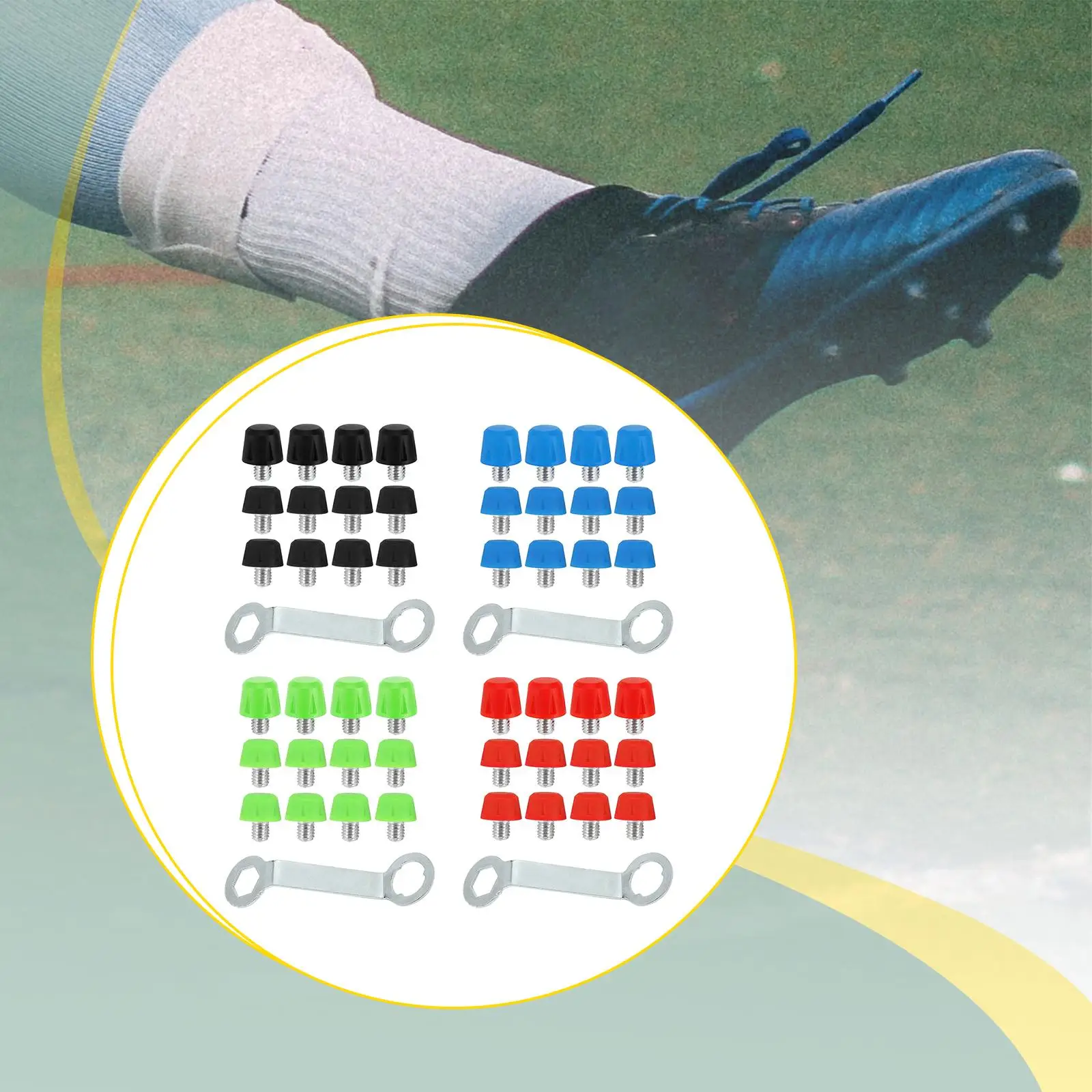 

Сменные шпильки для обуви с шипами, нейлоновые бутсы 8 мм 10 мм, нескользящие футбольные бутсы, аксессуары для спортивного использования