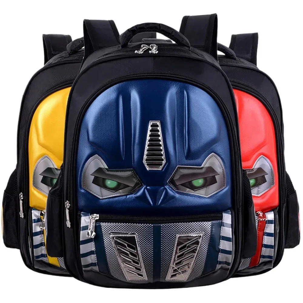 Kindergarten Child Backpacks For Grades 1-6 Are Available With Waterproof Cartoon Patterns And Ultra Lightweight Boys' Backpacks