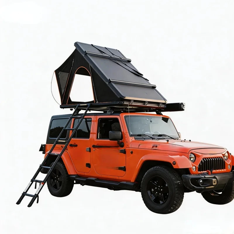 Hot Selling OEM Factory New Aluminum Alloy Triangular Outdoor Automatic Tent Camping Car Roof Triangu High Quality