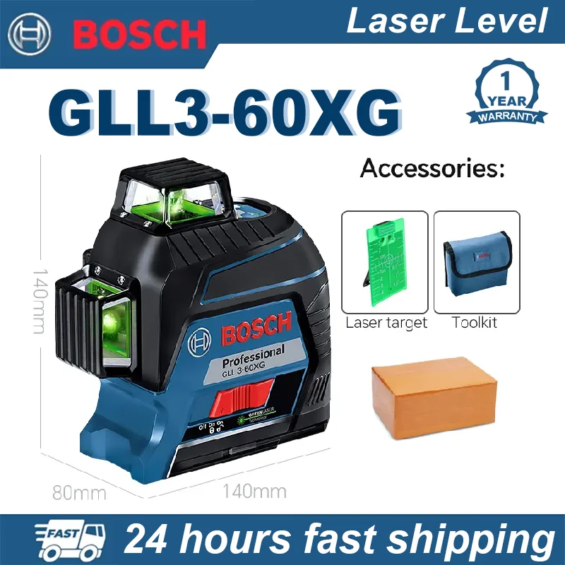 مقدمة عن جهاز قياس الليزر Bosch GLL3-60XG: تقييم شامل ونصائح عملية