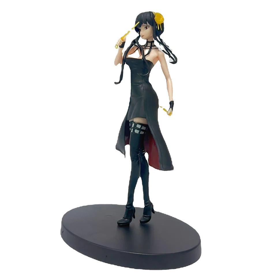 أنيمي الطرفية جاسوس اللعب منزل شوكة الأميرة جويل الأسود يرتدون الجمال تمثال بولي كلوريد الفينيل نموذج أنيمي الطرفية هدية عيد ميلاد