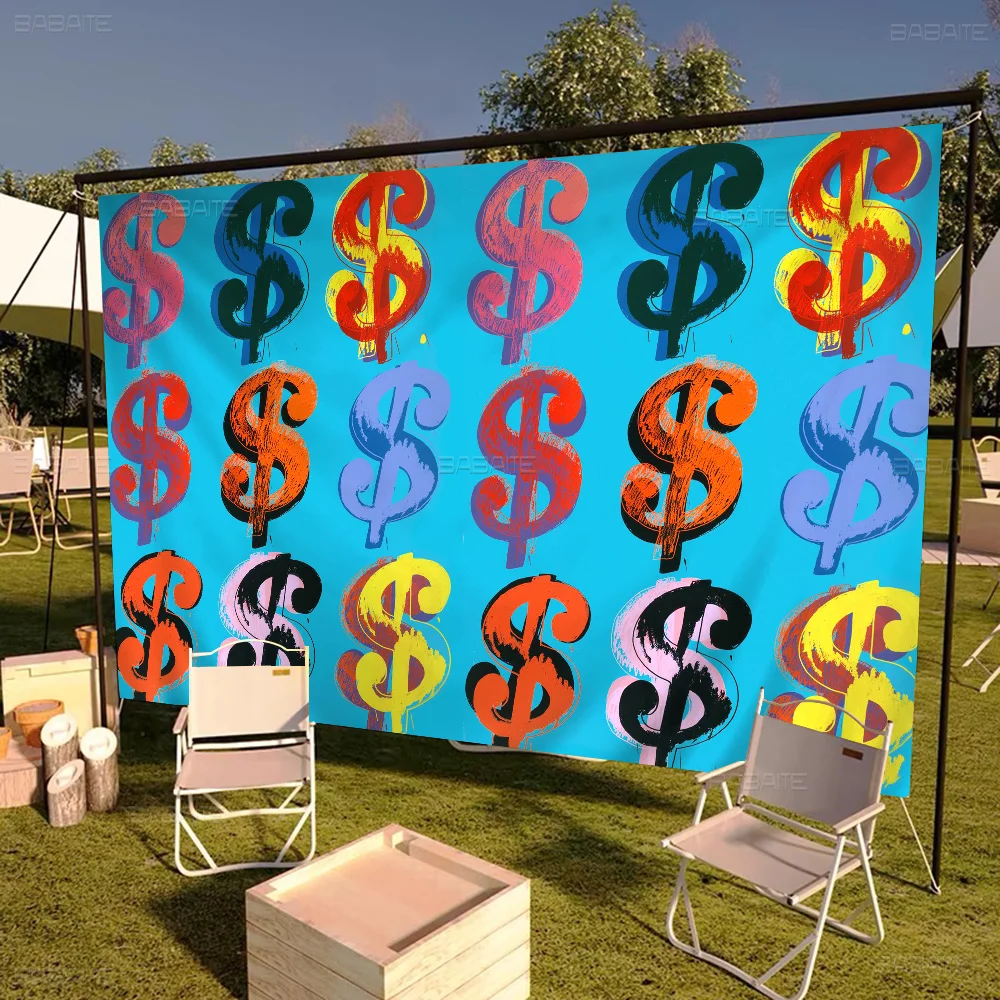 

Dollar Luxury Banner INS Style Outdoor Party Decoration Atmosphere Flag