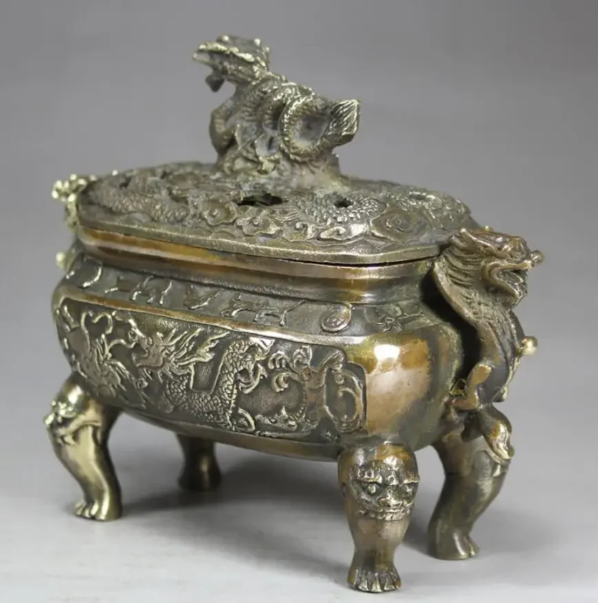 

Pure copper incense burner crafts antique ornaments