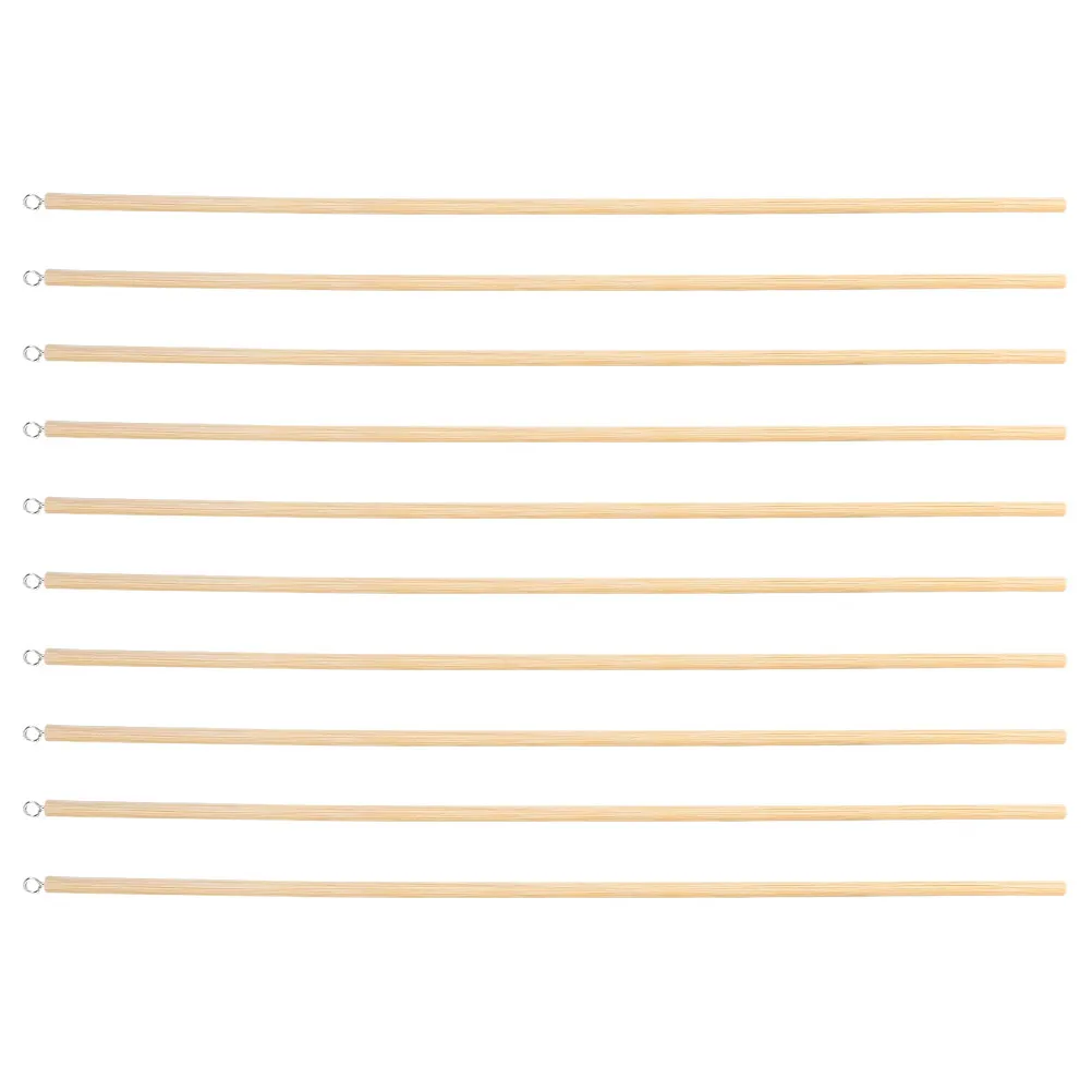 10Pcs Puppet Manipulation Sticks Hand Puppet Control Rods Solid Wood DIY Shadow Puppets Craft Handles Performance