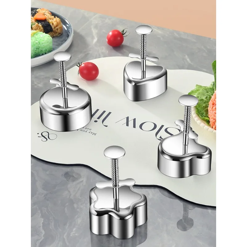 Triangular rice ball mold 304 stainless steel baby food children's breakfast artifact