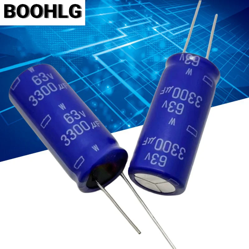 2 Buah Jubah Biru Berlian Hitam Impor Asli dengan 63V 3300Uf 35V 8100Uf 35V 6800Uf 35V 3400Uf 35V 5600Uf 35V 3300Uf Power Amplifi