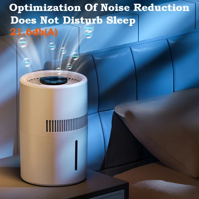 New 4L Large Capacity Humidifier Fog-Free Air Humidifier For Home Office Essential Oil Diffuser Desktop Air Purifier For Bedroom