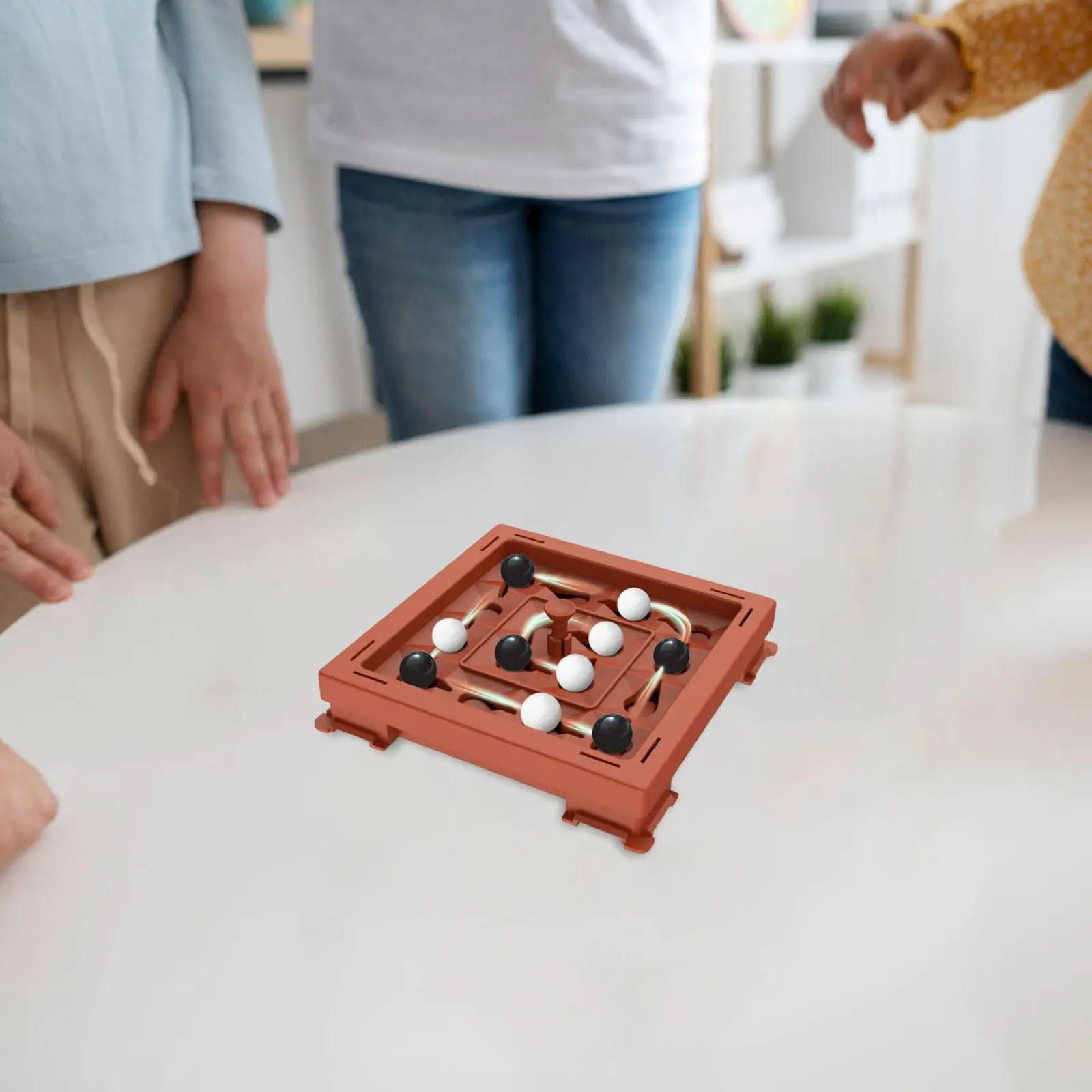 Rotate 4 in A Row Tables Game Parent Child Interaction Family Game Interactive Toy Classic for Adults Beginner Family Boys Girls