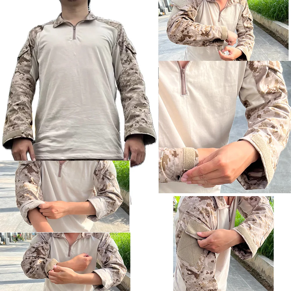 

Охота на открытом воздухе CS Game AOR1 Desert Digital Camouflage Seal Team 6 GEN2 Frog Robe Frog Skin G2 NC CP Combat Frog Robe Tops