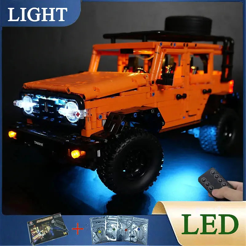 RC DIY LED Light Kit For LEGO T5015 Technical SUV Car Building Blocks Set ( Only LED Light,Without Blocks Model)