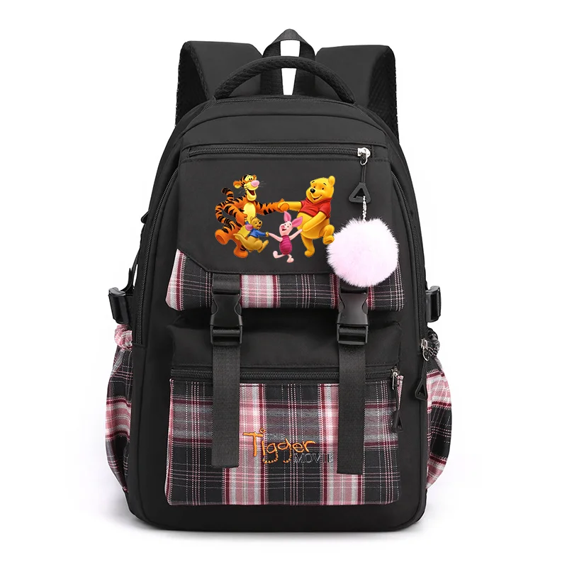 

MINISO The Tigger Movie Fashion Women's Bag Backpack Student Teenager Schoolbag Boys Girls Knapsack Travel Rucksack