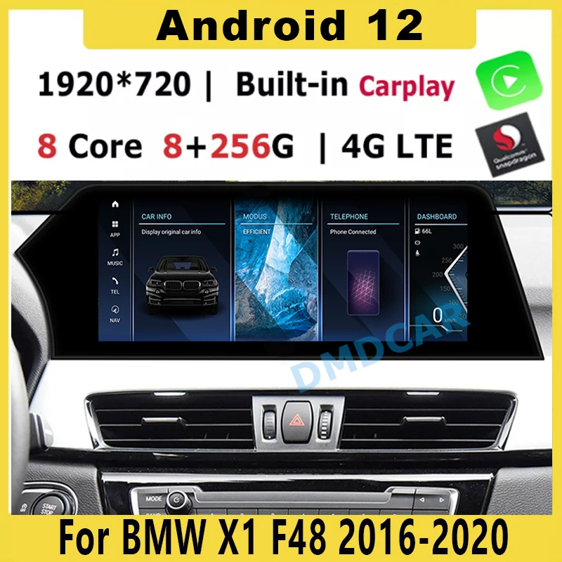 

Android 12 8+256G For BMW X1 F48 2016-2020 NBT EVO Carplay Auto Car DVD Radio Multimedia Player GPS Navigation