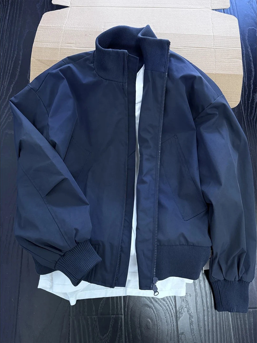 

Женская куртка-бомбер в стиле пилот с воротником-стойкой, осенняя, из полиэстера, на молнии, в стиле Cleanfit