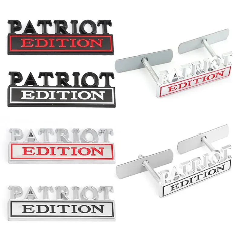 Car Front Grille Emblem Accessories Trunk Sticker for Jeep PATRIOT EDITION Wrangler Compass Grand Cherokee Liberty Renegade