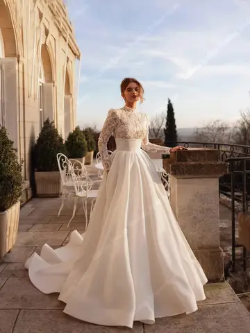 10 best sales kunglig brudklänning - №6