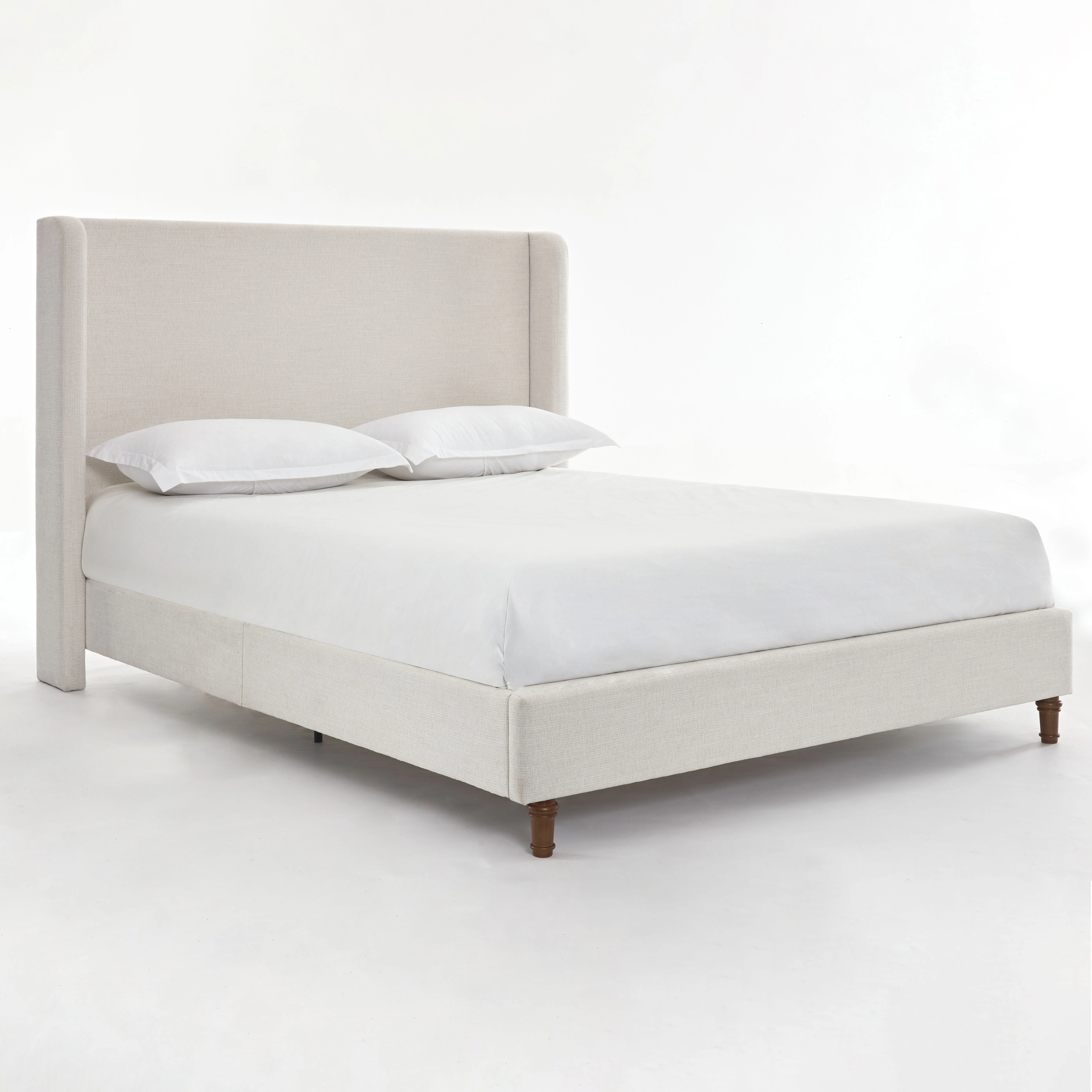 #Modern King Size Adjustable Upholstered Bed With 54