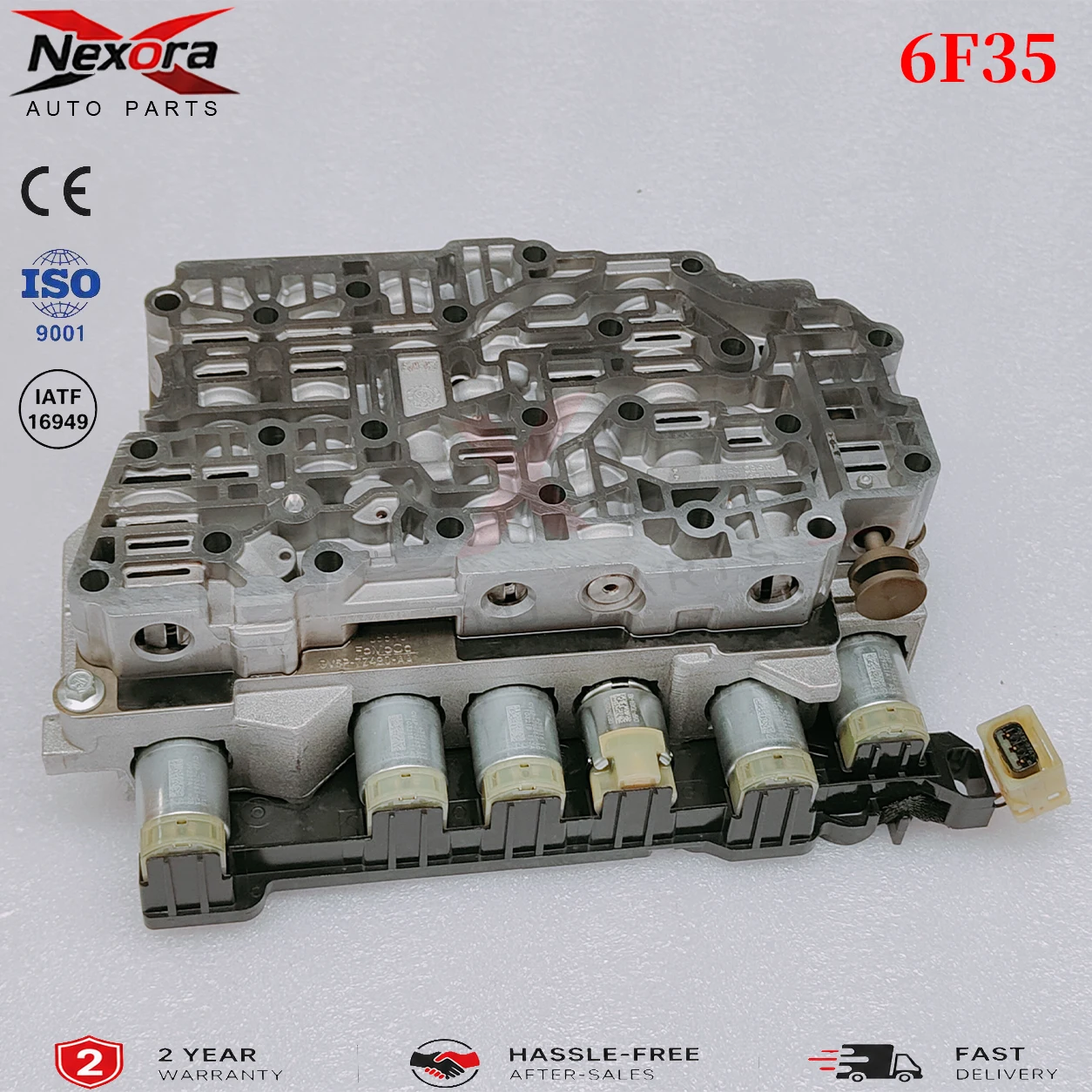 6F35 6-Speed Transmission Hydraulic Valve Body Installed Solenoids Conductor Plate For Ford Edge Taurus Escape Explorer 1.5 2.0L