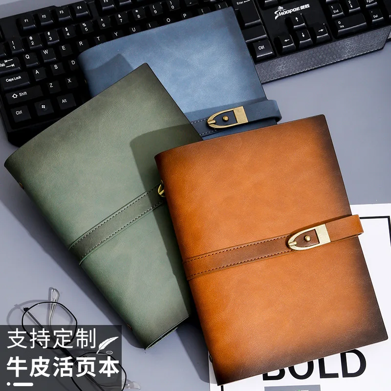 

Кожаный блокнот A5 для путешественников A5, многоразовый винтажный дневник с мягкой обложкой, журнал для женщин и мужчин, студентов колледжа